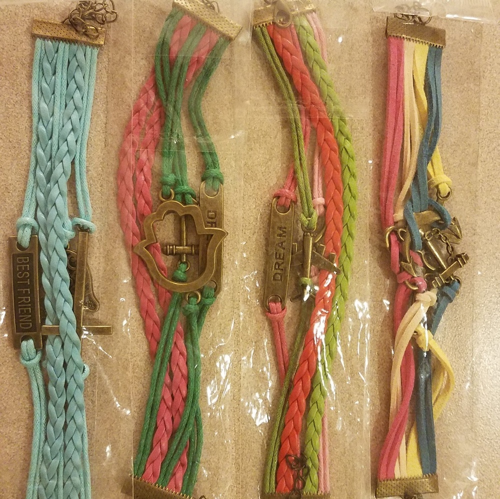 Friendship Bracelets (set of 4)